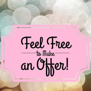 Love to take reasonable offers and bundles! ❤️