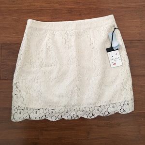 Talula Lace Ivory Skirt
