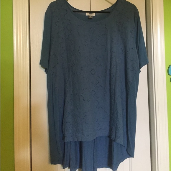 Old Navy Tops - Blue Hi-Low Shirt