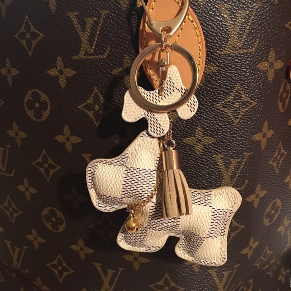 Accessories - Damier Azur Dog Keychain