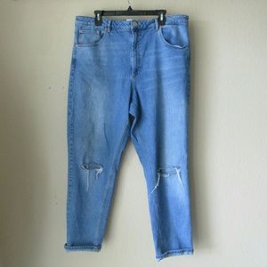 Asos Curve High Waist Mom Jeans