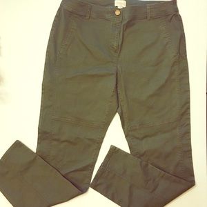 Chico's Olive Green Cargo Pants