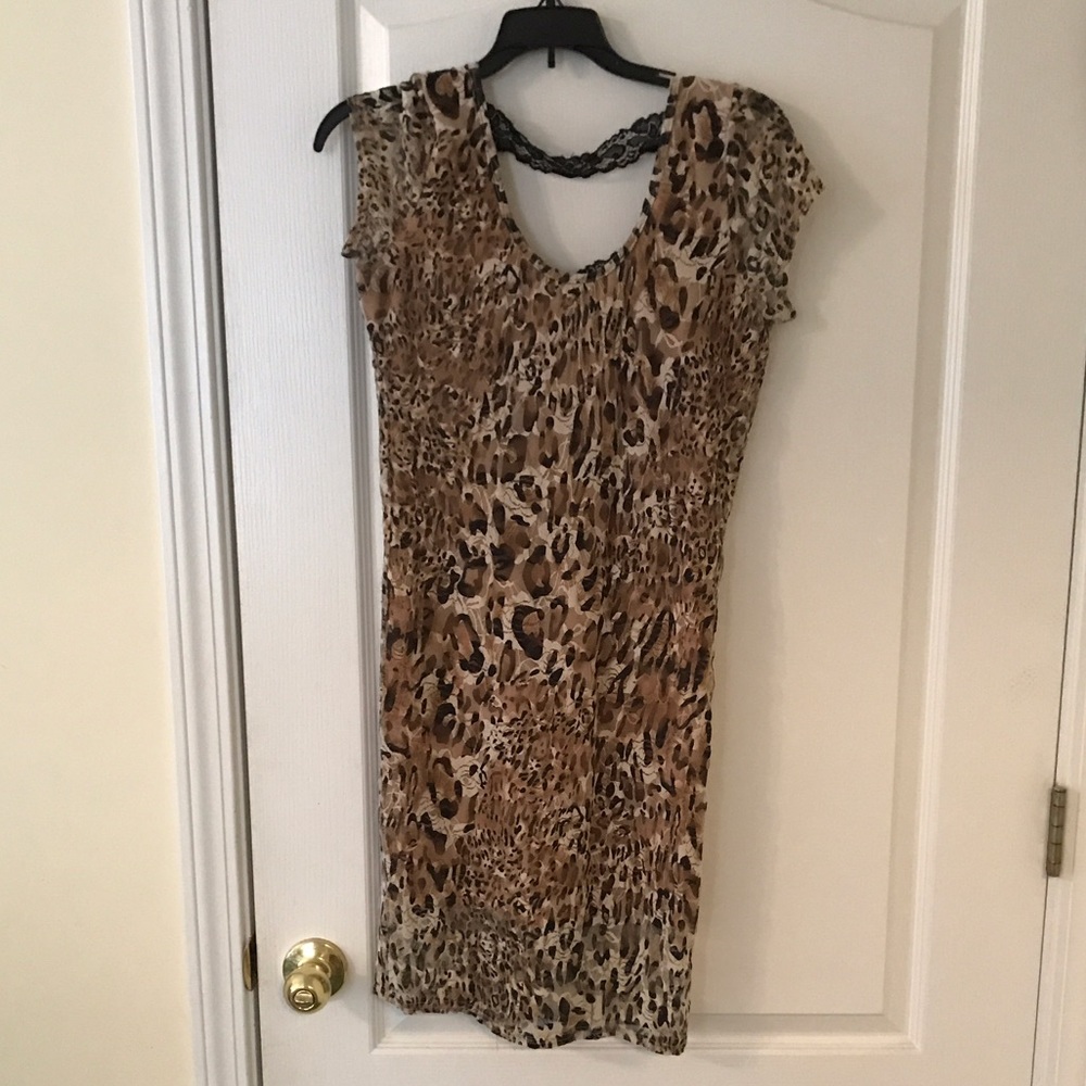 Cheetah Print Dress