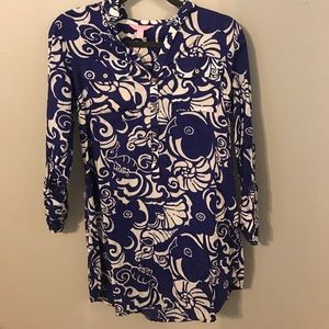 Blue Lilly Pulitzer cover up