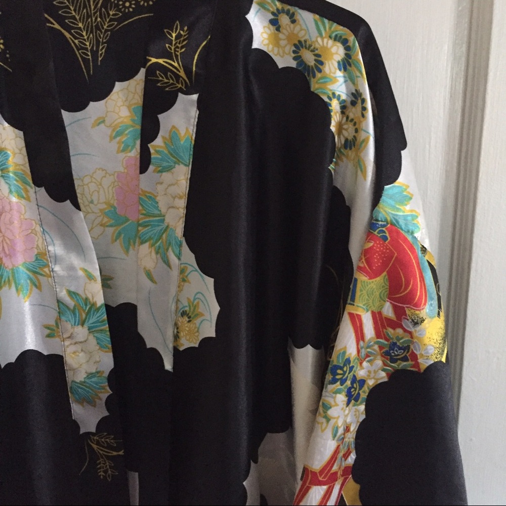 silky robe