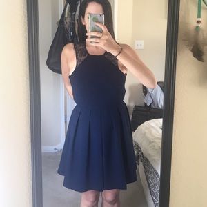 BCBG Navy Blue Cocktail Dress
