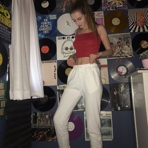 Brandy Melville white sweat pants❤️