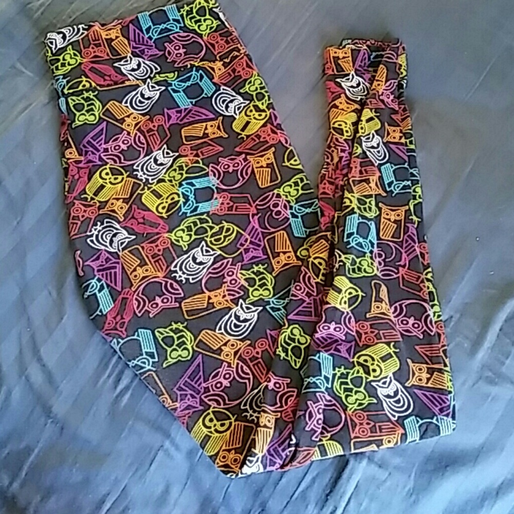Lularoe TC Owl leggings- UNICORN!!!