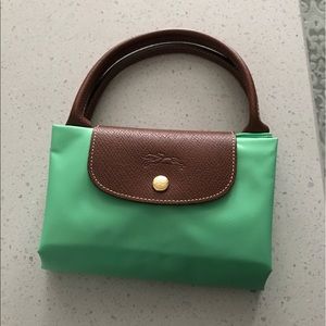 Longchamp short handle medium bag