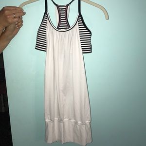 lululemon flowy tank with attached sports bra