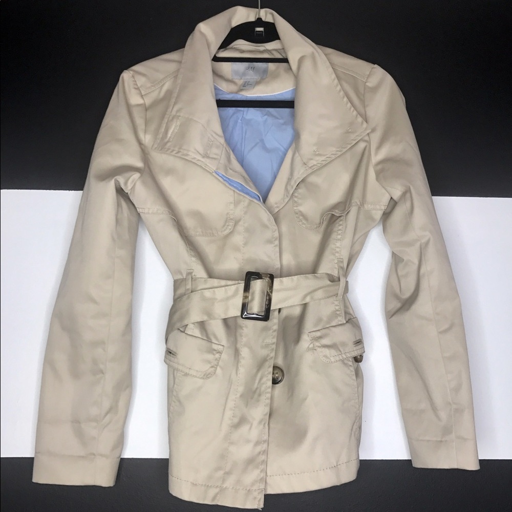 H & M Short Trench Coat