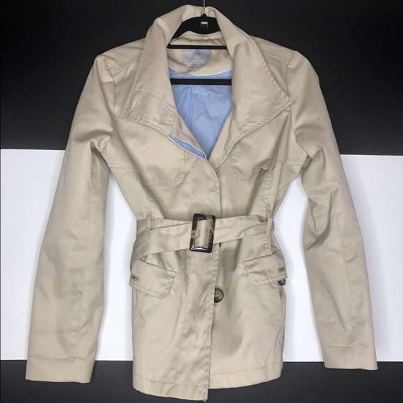 H & M Short Trench Coat - Picture 1 of 2