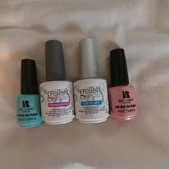 UV nail lamp with gel polish! (Bulbs like new) ✨ - Picture 3 of 3