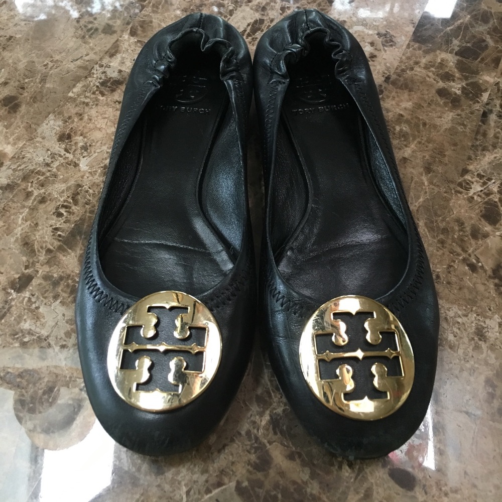 Tory burch black shoes size 7