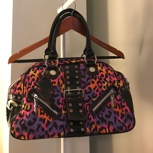 Betsey Johnson leopard print handbag