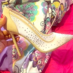 Nude with bling/ never worn