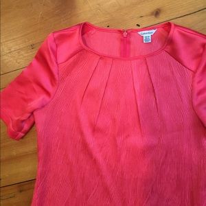 Coral Calvin Klein Top