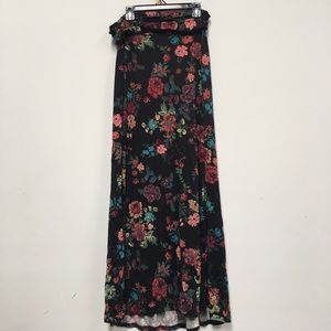 AMERICAN RAG floral maxi skirt