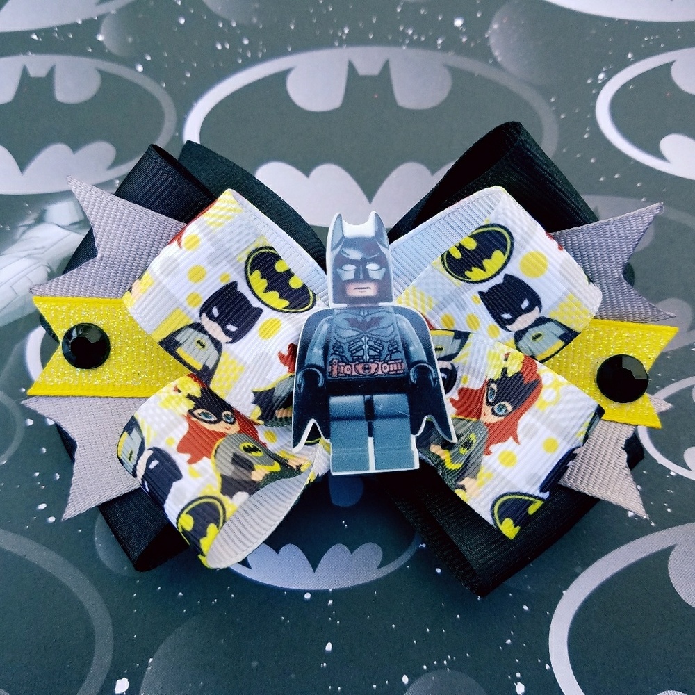 Lego Batman Hair Bow