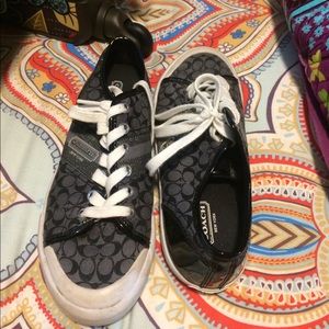 Coach B&W shoes