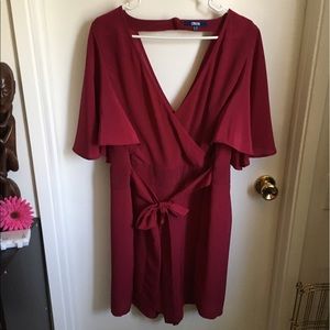 ASOS burgundy romper