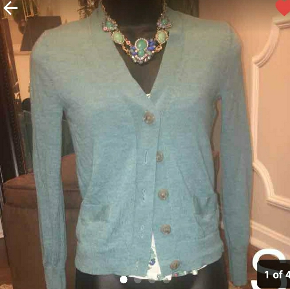 Jcrew Merino Wool Cardigan
