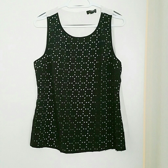 Layered Tank w/ circle patterns from The Limited - Picture 1 of 6