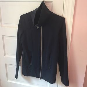 LULULEMON Dark Navy Blue Workout Jacket