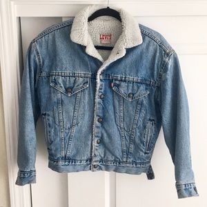 80's Levi Sherpa Jean Jacket