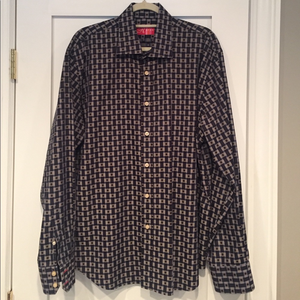 Rufus Men's Button Down Shirt, Size XL