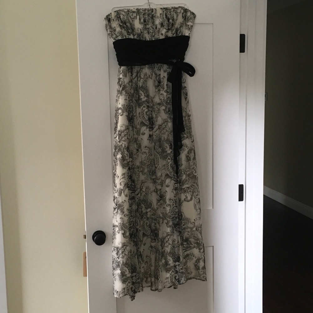 BCBG Silk Toile Gown