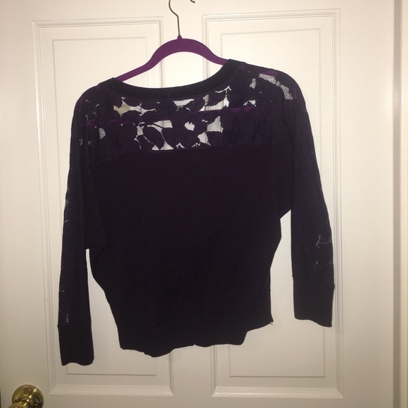Purple American Eagle Women's Cardigan, Medium - Picture 2 of 3