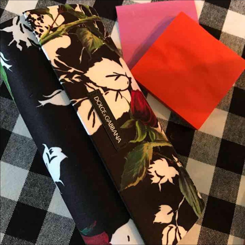 Dolce and Gabbana printed sunglass case