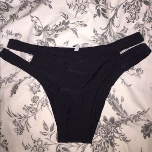 Black mandalynn bikini bottom. NWT.
