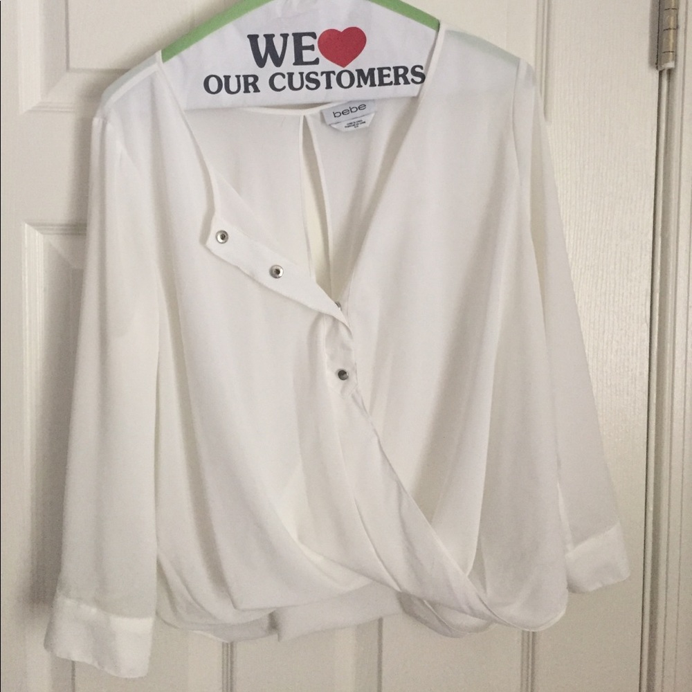 White bebe Blouse