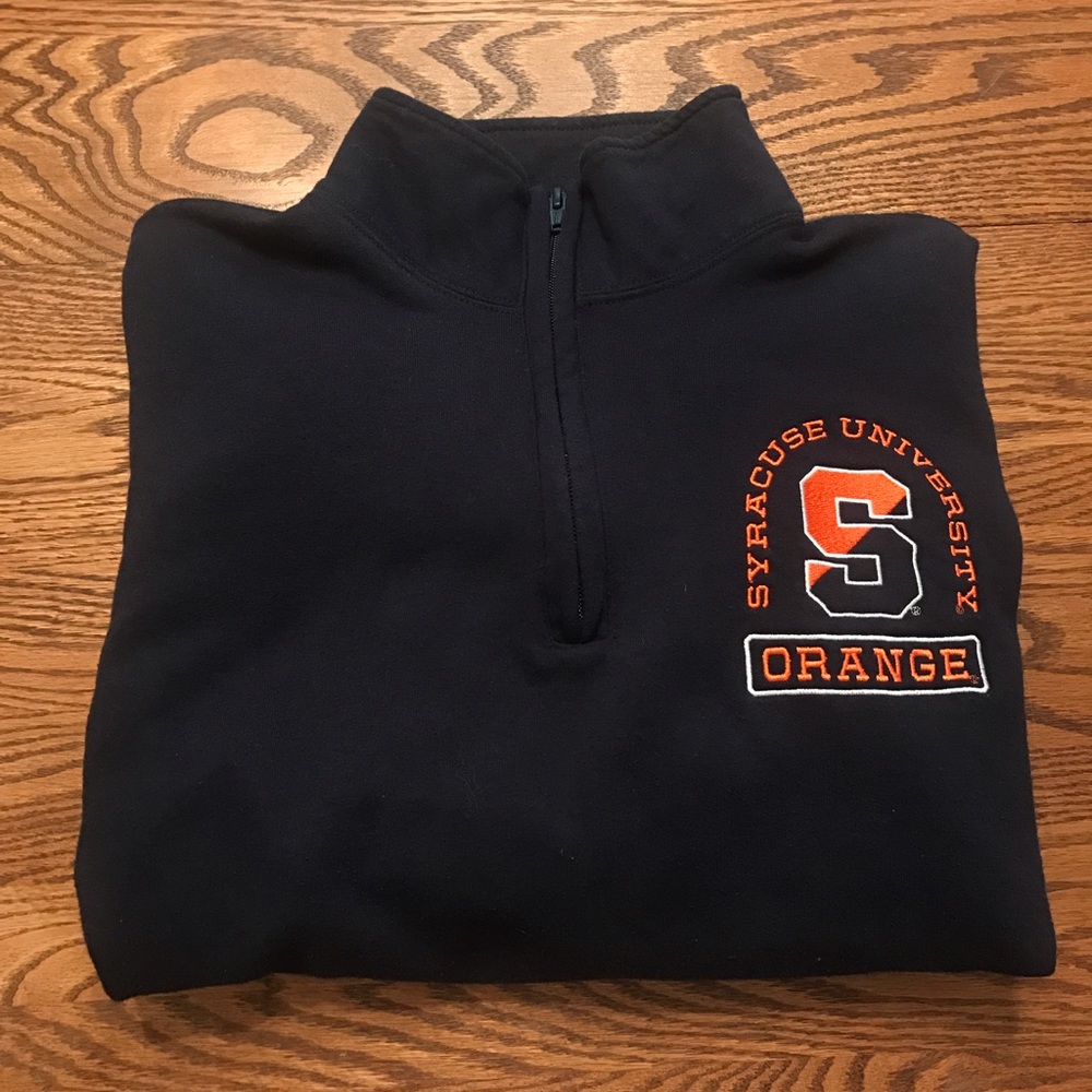 SYRACUSE NAVY QUARTER ZIP