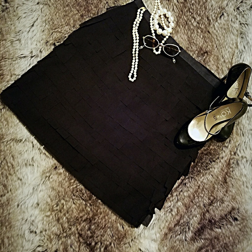 Adrianna Papell dressy black skirt sz 12