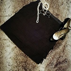 Adrianna Papell dressy black skirt sz 12