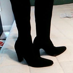 Black Stretch Boots