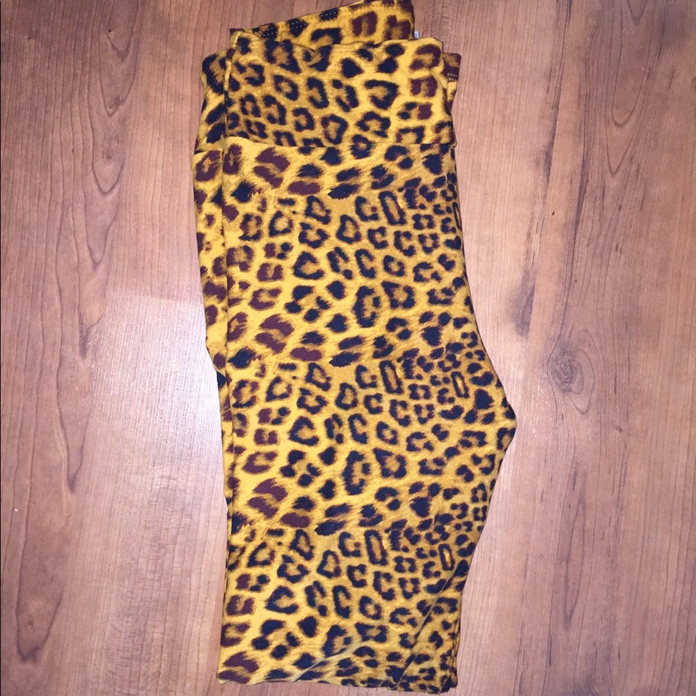 OS LuLaRoe Leopard Print Leggings
