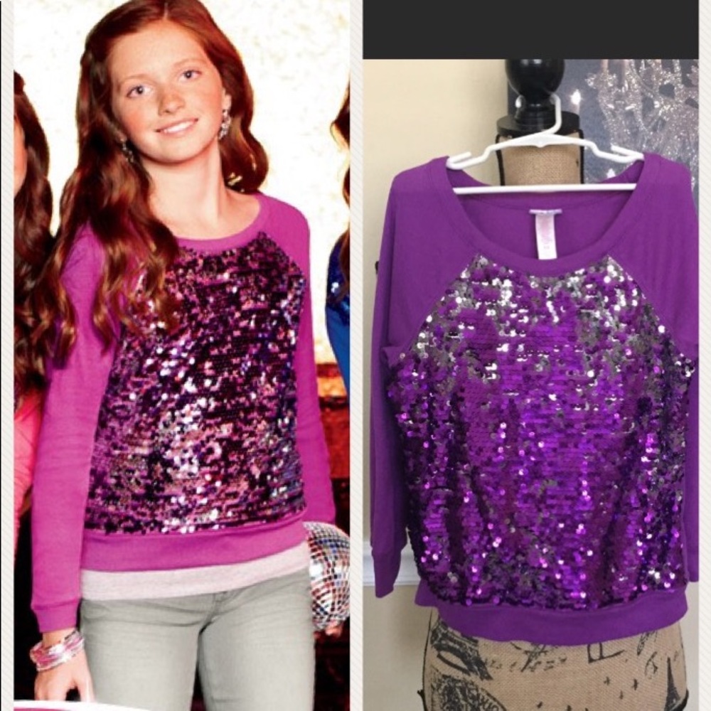 Justice Purple/Silver Top