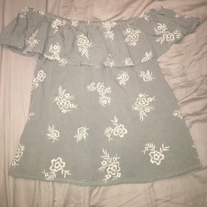 Off the shoulder top