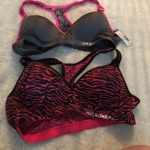 2 Joe Boxer sports bras both size XL