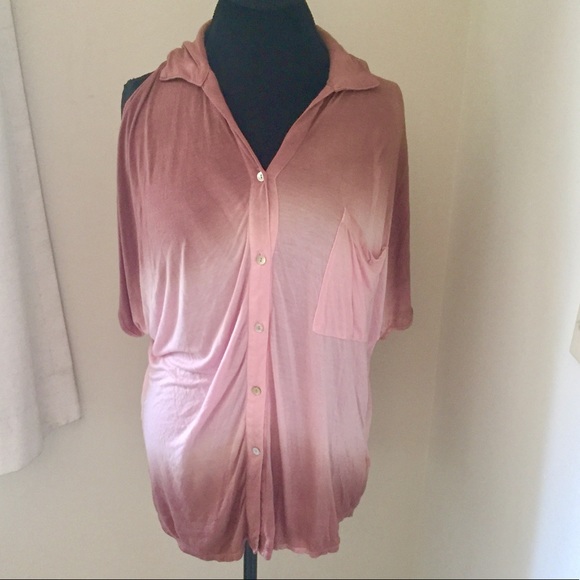 Anthropologie Tops - Young Fabulous & Broke Ombré Top w/ Open Arms