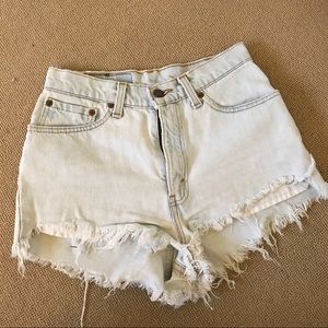 levis denim shorts