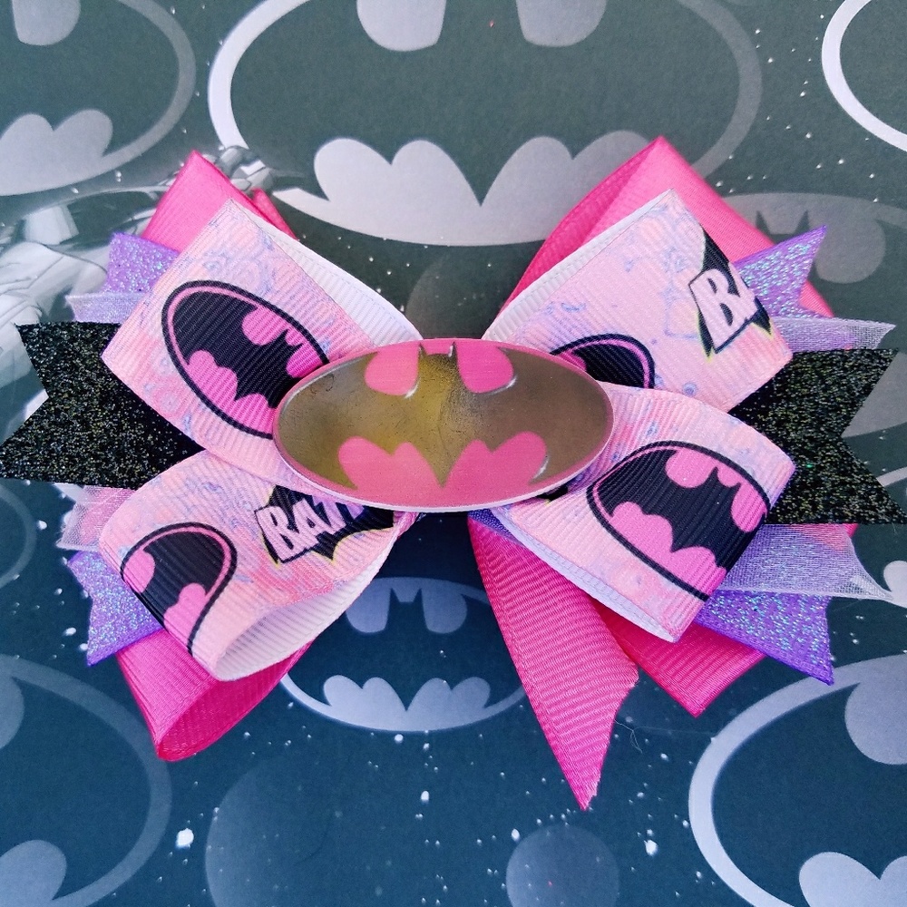 Batgirl Hair Bow
