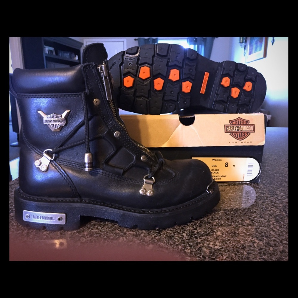 Black Harley Davidson Boots