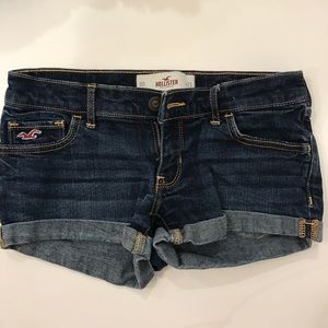 Dark jean shorts