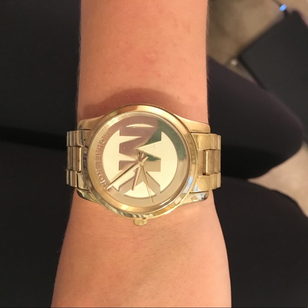 Gold Michael Kors watch