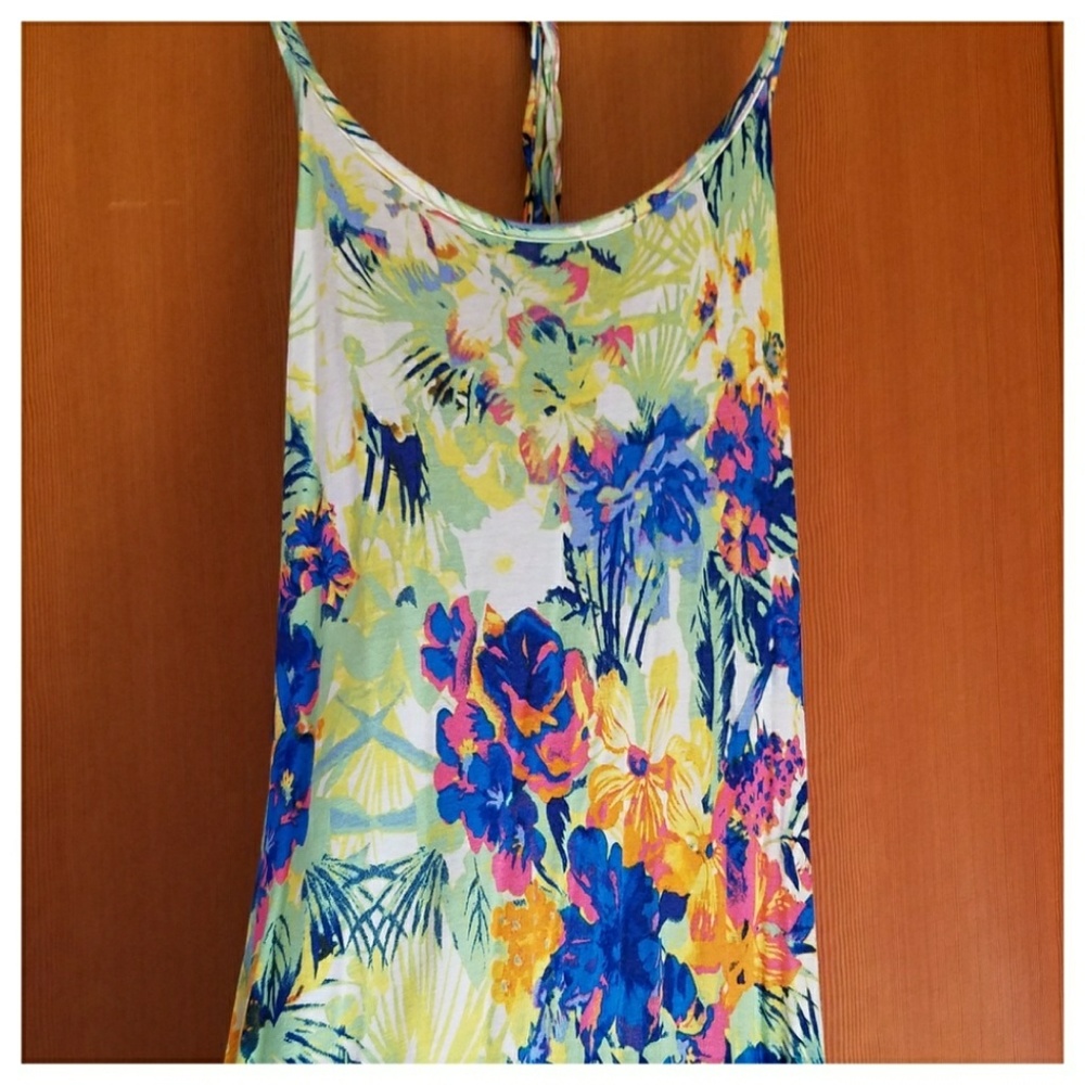 Jessica Simpson high/low floral dress